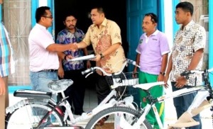 Sorikmas Mining Sumbang Sepeda Untuk Haornas