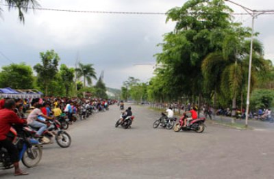 Balap Liar Sering di Depan Terminal Horas