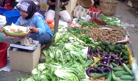 Harga Sayur Mayur di Panyabungan Kembali Normal