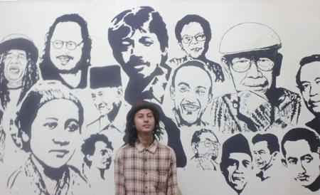 Ade Radinal Siregar dan seni mural