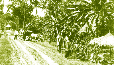 Jalan pos di Mandailing, 1890