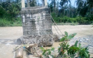 Sungai Batang Gadis Mengamuk, Jalan Menuju Rambin Muara Siambak Putus