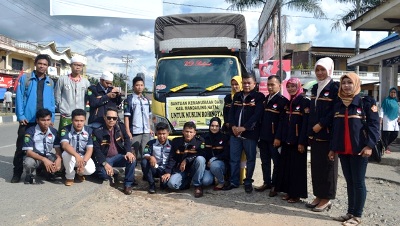 Karang Taruna Madina sebelum bertolak ke Langsa