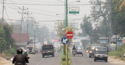 Kabut Asap di Langit Madina Kian Tebal