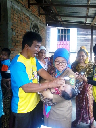 Sukseskan PIN Puskesmas Panyabungan Timur Buka 16 Pos