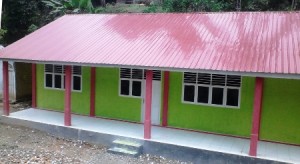 Gedung madrasah di Desa Ranjau Batu