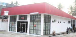 Kantor dealer Mitsubishi di Panyabungan yang baru diresmikan