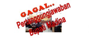LKPJ Bupati Madina gagal dibahas grafis