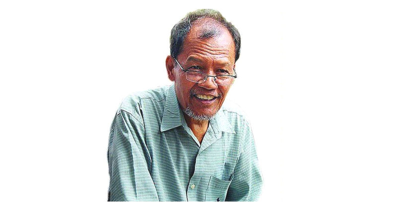 Almarhum Hamsad Rangkuti