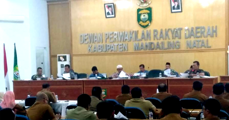 Pembahasan tim Banggar DPRD Madina
