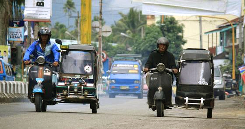 Lalulintas di kota Padangsidimpuan
