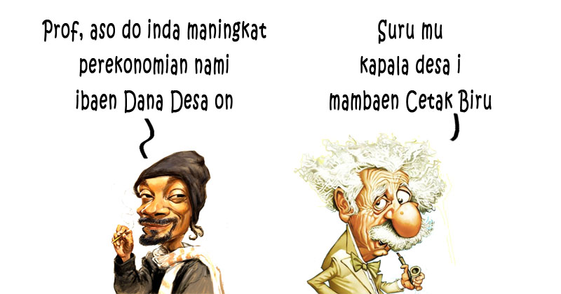 Grafis Cetak biru dana desa