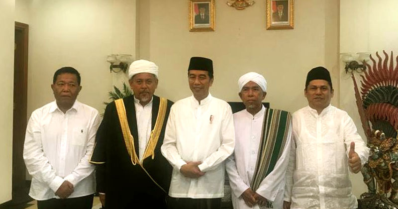 Ulama Madina dan Jokowi Usai melakukan pertemuan