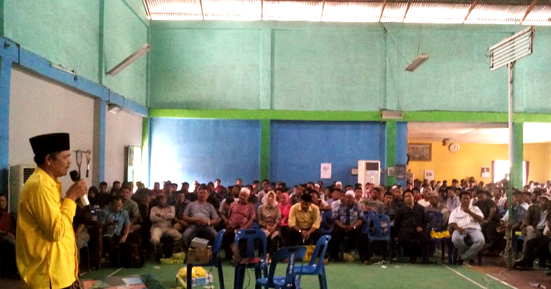 H. Aswin menyampaikan sambutan