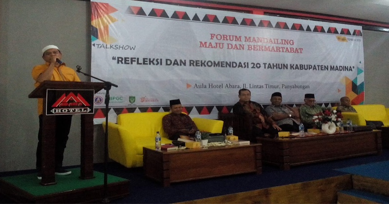 Fahrizal menyampaikan paparan