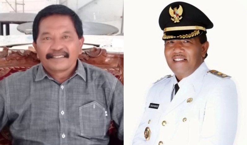 Ali Musa Lubis dan Bupati Dahlan Hasan Nasution