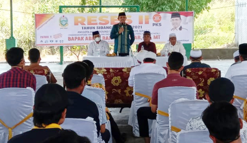 Abdul Rahim Siregar Reses di Mandailing Natal