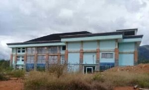 Gedung RSU Panyabungan yang dalam tahap pembangunan