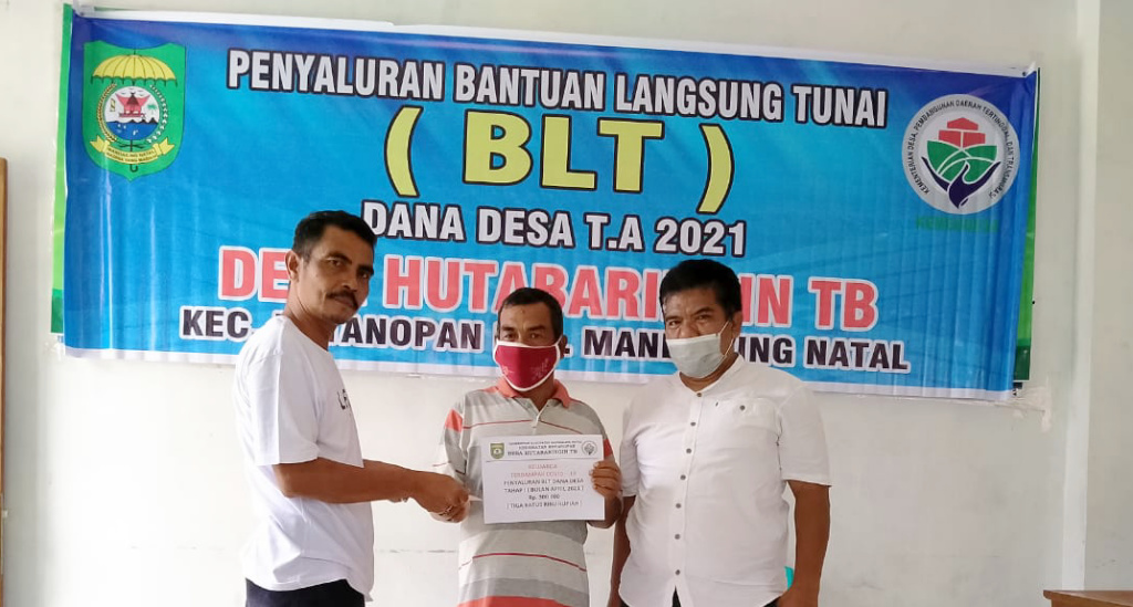 Desa Huta Baringin TB Salurkan BLT Tahap I 2021