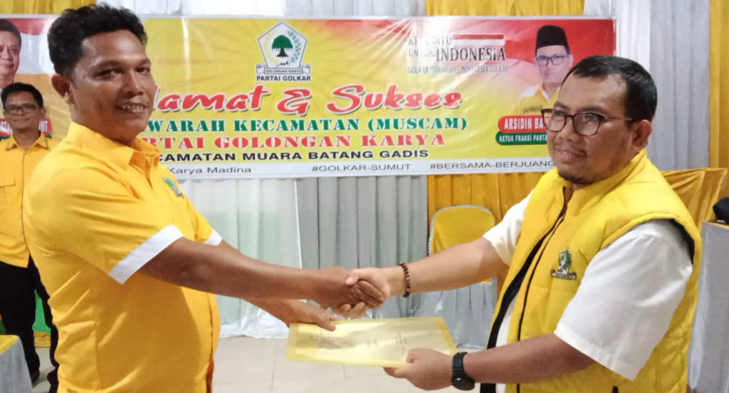 Maspaluddin Terpilih di Muscam, Kursi Golkar dari MBG Harus Lanjut di DPRD