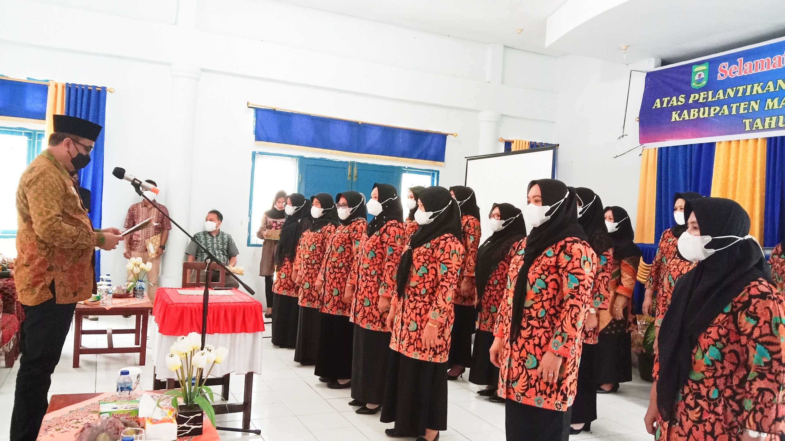 Siapkan SDM Berkualitas, Bupati Lantik Pokja Bunda PAUD Madina Tahun 2021