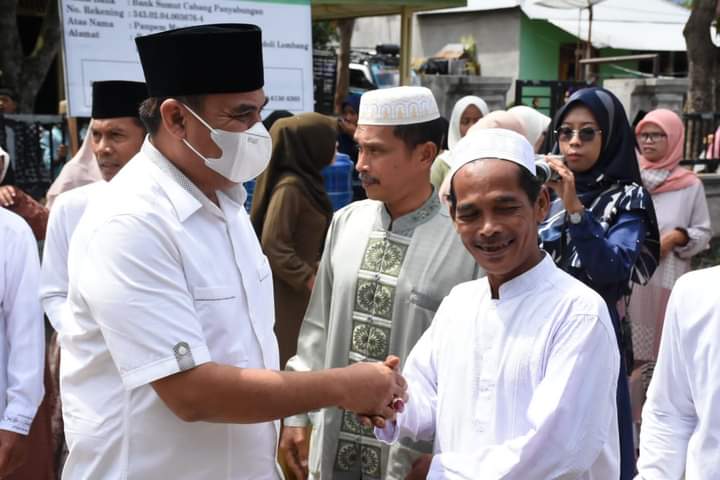 Ringan Langkah, Bupati Madina Hadiri Peringatan Maulid Nabi Muhammad di Aek Galoga