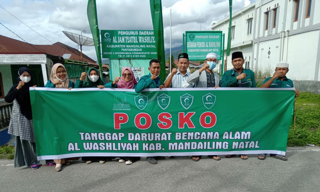 Kedepankan Filosofi Songon Siala Sampagul, Al Washliyah Madina Dirikan Posko Bantuan