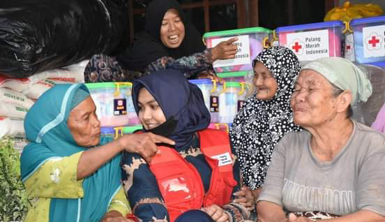 Empati Atika di Zona Banjir