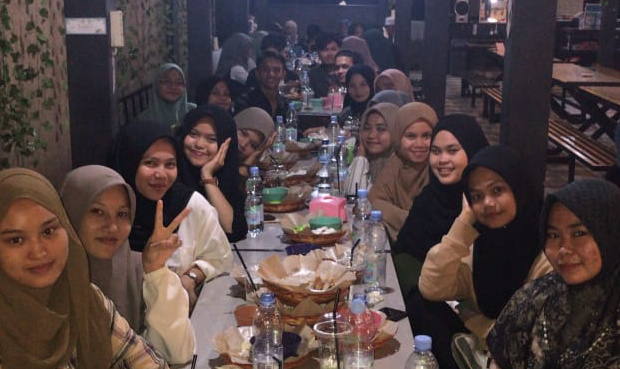 Ikatan Mahasiswa Batang Natal Buka Bersama di Kota Lhokseumawe