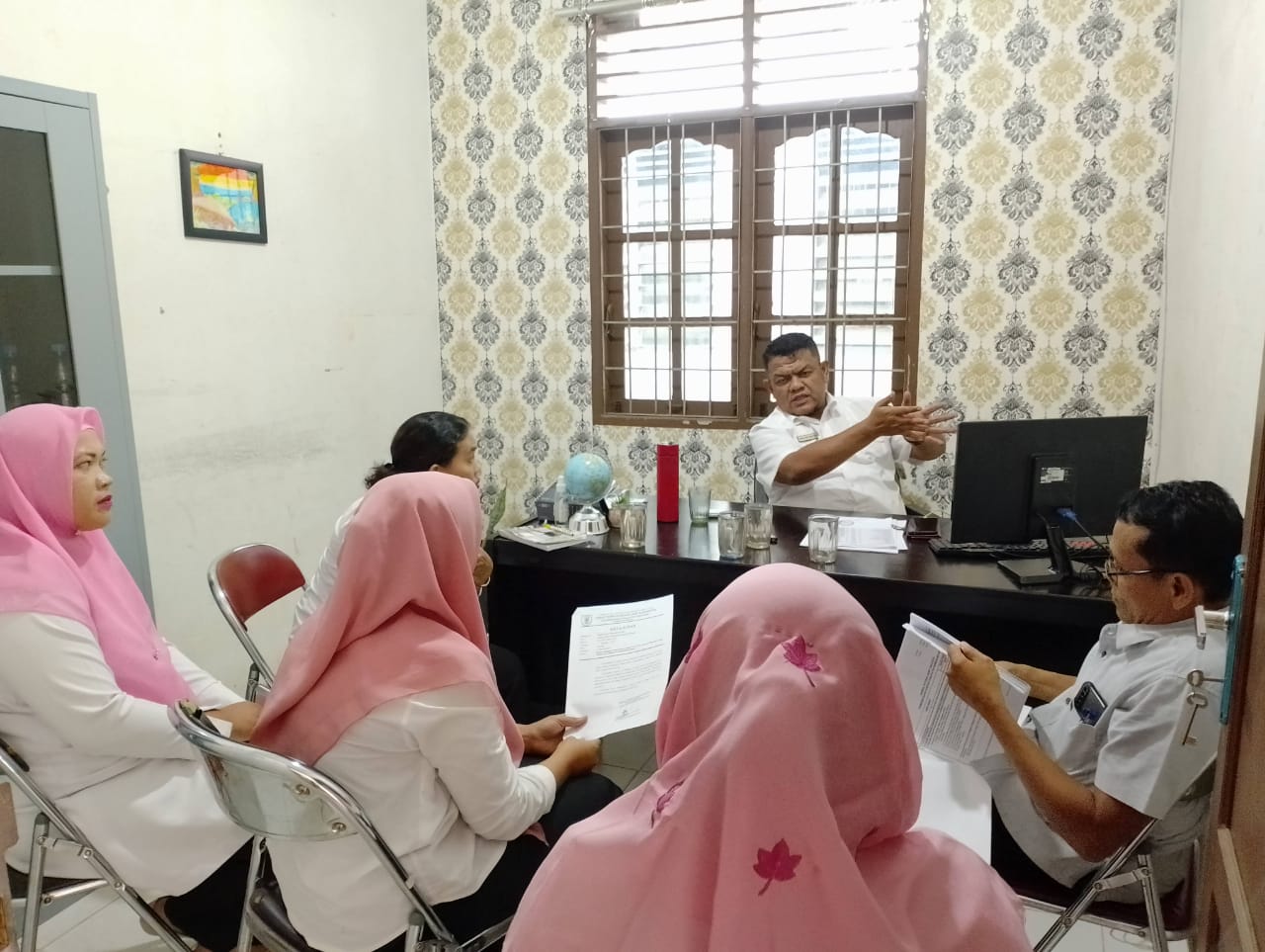 Arsiparis Pemko Padangsidimpuan Kunjungi Dinas Perpustakaan dan Kearsipan Madina