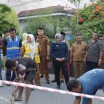 Wabup Madina Pastikan Pembangunan Jalan Berjalan Sesuai Yang di Tenderkan