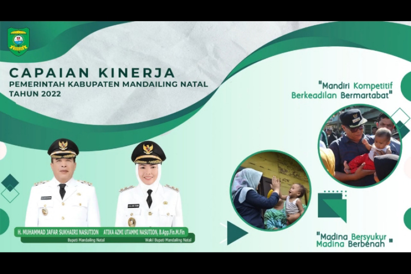 Ini Capaian Kinerja Pemerintah Kabupaten Mandailing Natal Tahun 2022