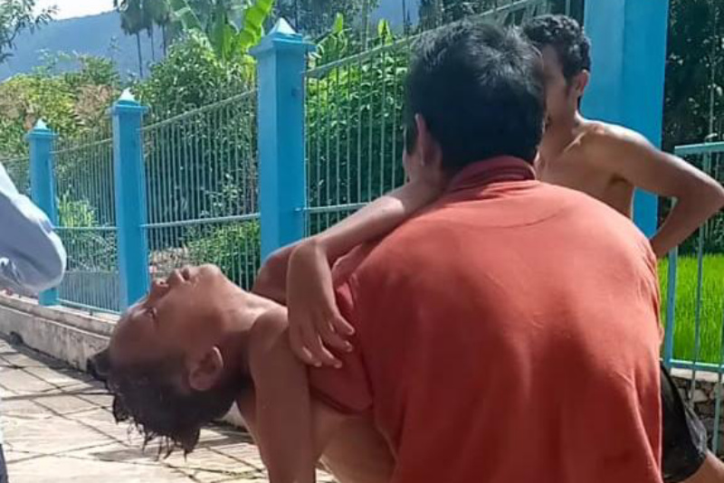 Pelaku Pembacok Siswa SD di Tambangan Ternyata Dalam Pantauan Puskesmas