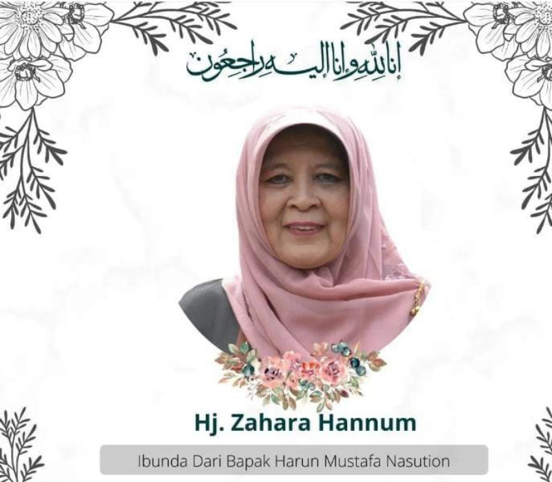 Ibunda H.Mustafa Bakri Nasution Tutup Usia