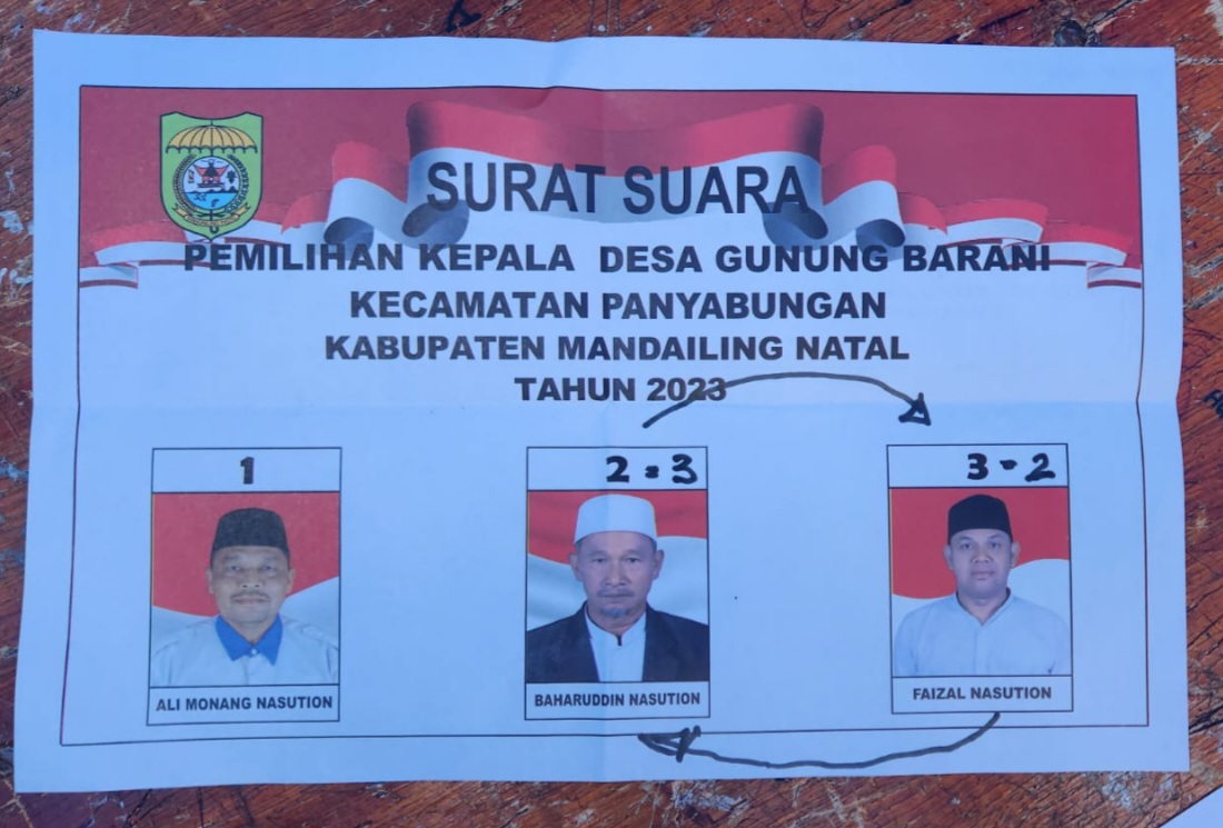 Kertas Suara Salah Cetak, Pilkades 6 Desa di Madina Ditunda Beberapa Jam