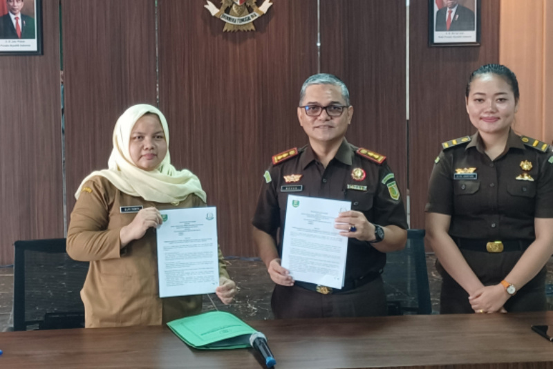 Dinas PUPR Madina Kembali Teken MoU Pengawasan Dengan Kejaksaan