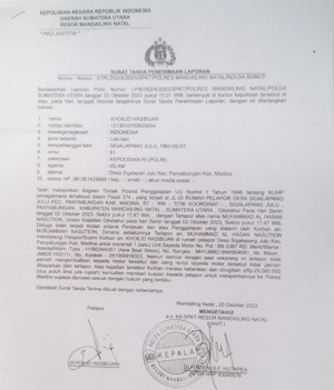 2 Tahunan LP Pensiunan Polri Jalan Ditempat, Khalid Hasibuan Kecewa ke Polres Madina